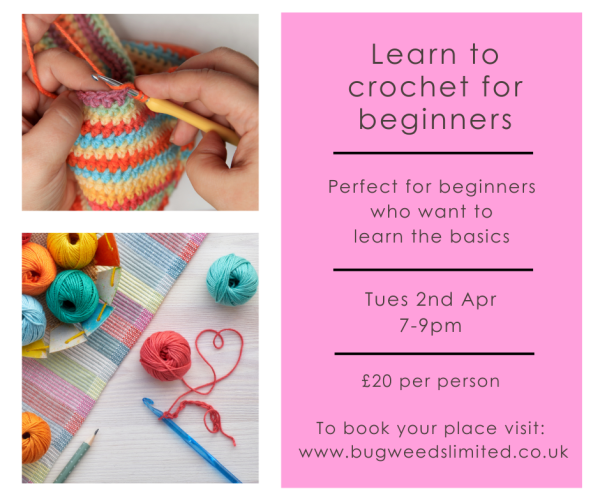 Learn to crochet for absolute beginners Bugweeds Limited